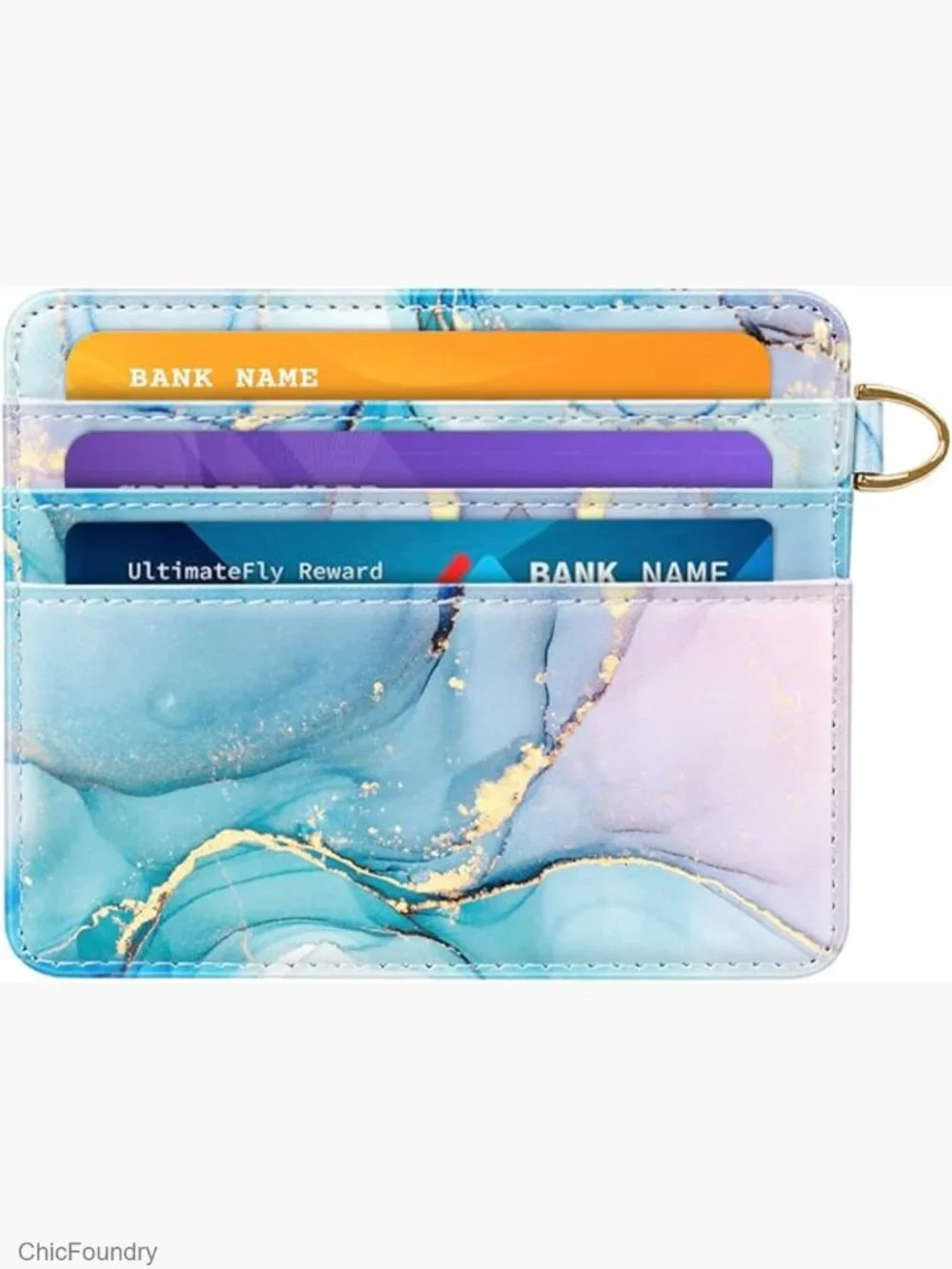 Slim Credit Card Holder Wallet RFID Blocking Lightweight Thin Cute Case